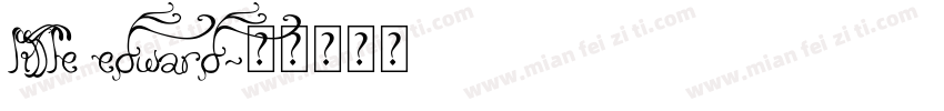 little edward字体转换